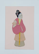 Load image into Gallery viewer, Set of 6 Framed Antique Chinese Silk &amp; Paper Dolls
