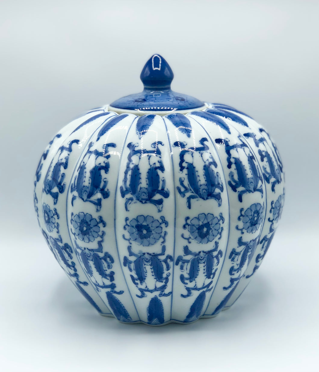 Large Mid-Century Chinese Pumpkin Jar