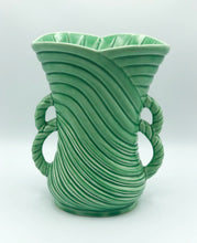 Load image into Gallery viewer, Art Deco Twin Handle Falcon Ware Rope Vase
