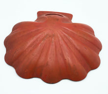 Load image into Gallery viewer, Red Antique Victorian Lacquered Papier Mâché Shell With Tiny Stars
