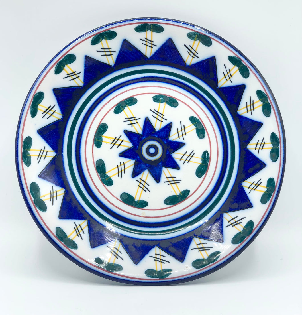Vintage Hand-Painted Star Plate