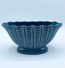 Load image into Gallery viewer, Vintage Blue Shell Mantle Vase
