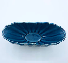 Load image into Gallery viewer, Vintage Blue Shell Mantle Vase
