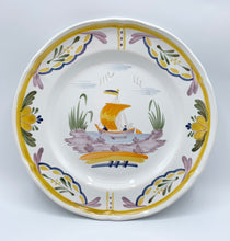 Load image into Gallery viewer, Hand-Painted French Faience Plate by MBFA Pornic
