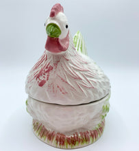 Load image into Gallery viewer, Rare Hand-Painted Vintage Michel Caugant Faience Chicken
