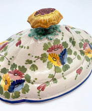 Load image into Gallery viewer, Large Antique Hand Painted Italian tureen &amp; Plate

