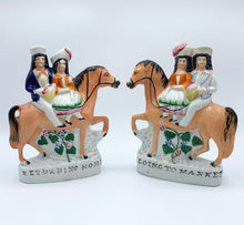 Load image into Gallery viewer, Pair of Staffordshire Figures

